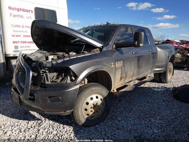 44130936 :رقم المزاد ، 3C63RRML9JG306128 vin ، 2018 Ram 3500 Laramie  4x4 6'4 Box مزاد بيع