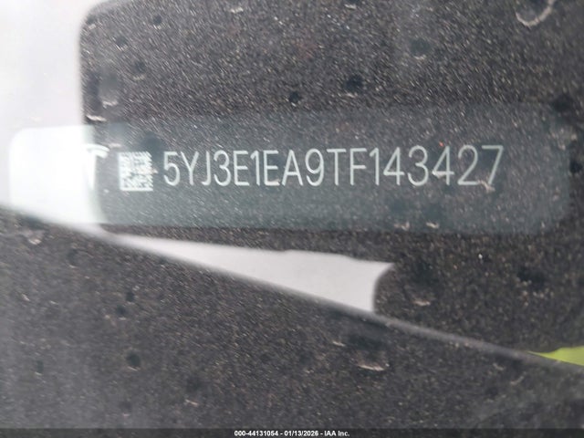 44131054 :رقم المزاد ، 5YJ3E1EA9TF143427 vin ، 2026 Tesla Model 3 Premium Rear-wheel Drive مزاد بيع