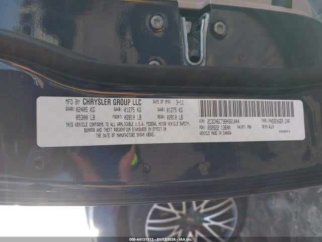 2011 CHRYSLER 300C 2C3CA6CT9BH561044 Photo 8