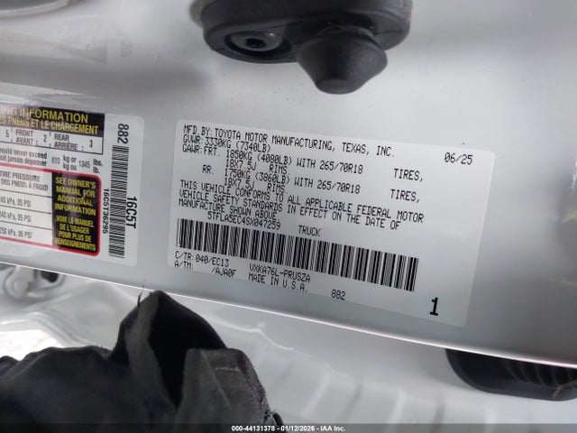 5TFLA5EC4SX047259 Toyota Tundra Sr5
