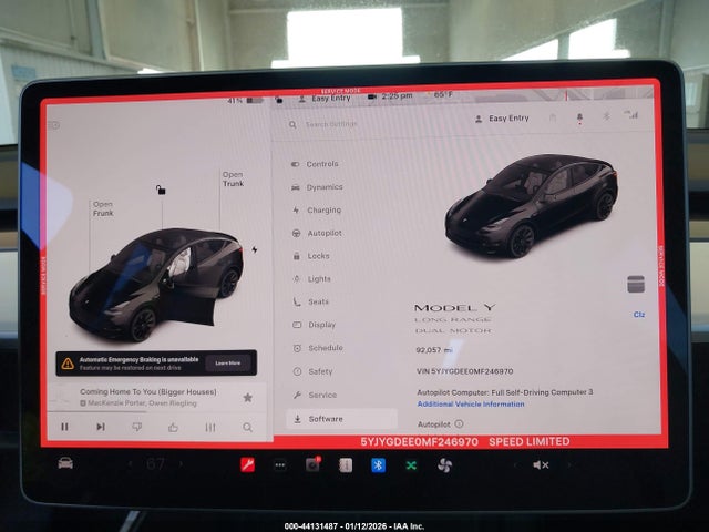 2021 TESLA MODEL Y 5YJYGDEE0MF246970 Photo 6