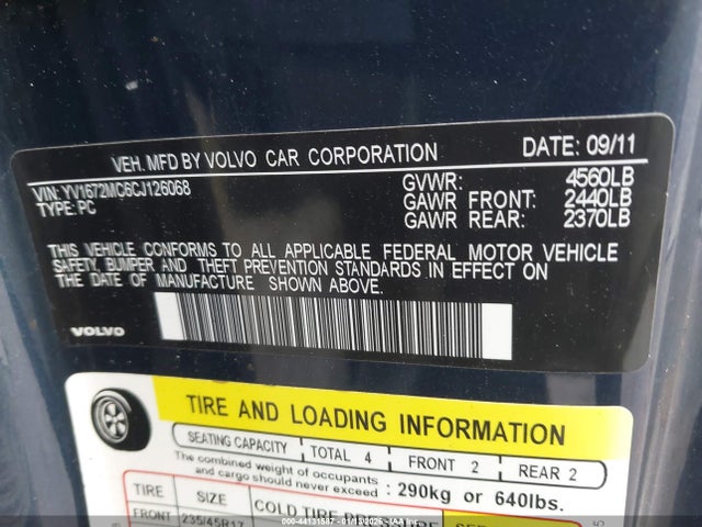 2012 VOLVO C70 YV1672MC6CJ126068 Photo 8