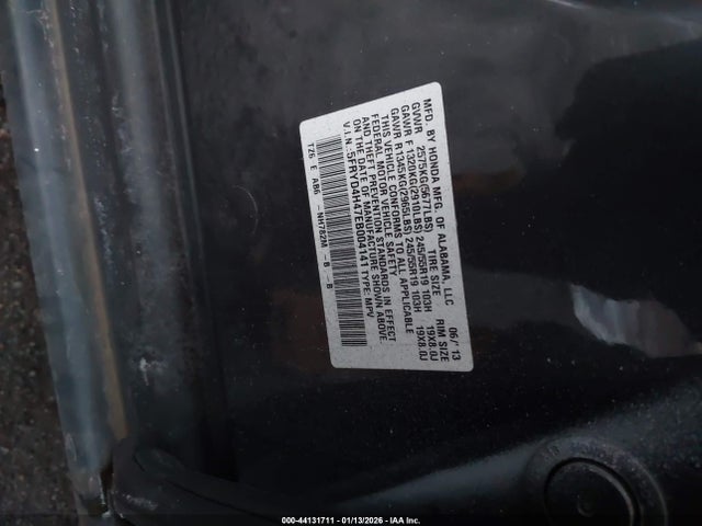 Aukcja sprzedaży 2014 Acura Mdx Technology Package, vin: 5FRYD4H47EB004141, numer aukcji: 44131711