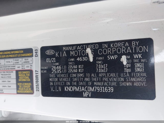KIA Sportage Lx 2021 KNDPM3AC0M7931639 Image 9