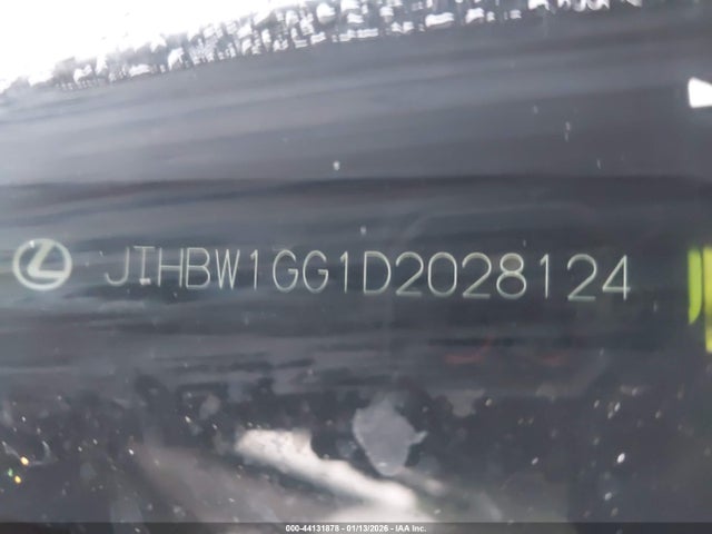 2013 Lexus Es 300h მანქანა იყიდება აუქციონზე, vin: JTHBW1GG1D2028124, აუქციონის ნომერი: 44131878