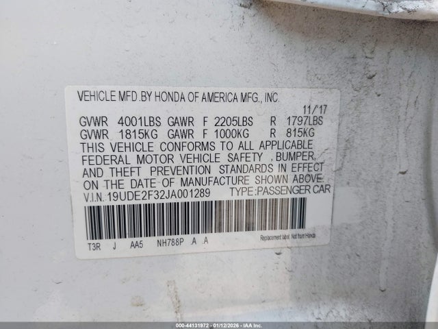 2018 ACURA ILX 19UDE2F32JA001289 Photo 8