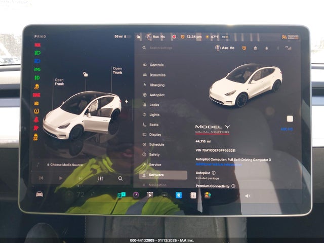 2023 TESLA MODEL Y 7SAYGDEF6PF665311 Photo 6