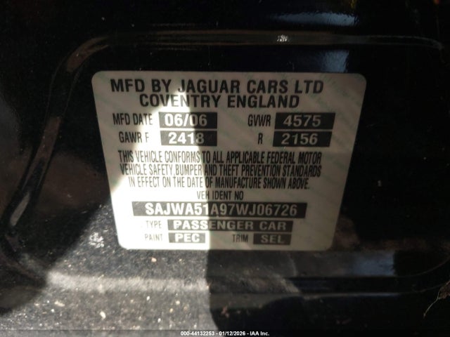 2007 JAGUAR X-TYPE SAJWA51A97WJ06726 Photo 8