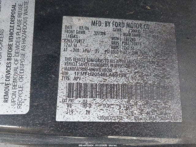 2006 FORD EXPEDITION 1FMFU20546LA69198 Photo 8