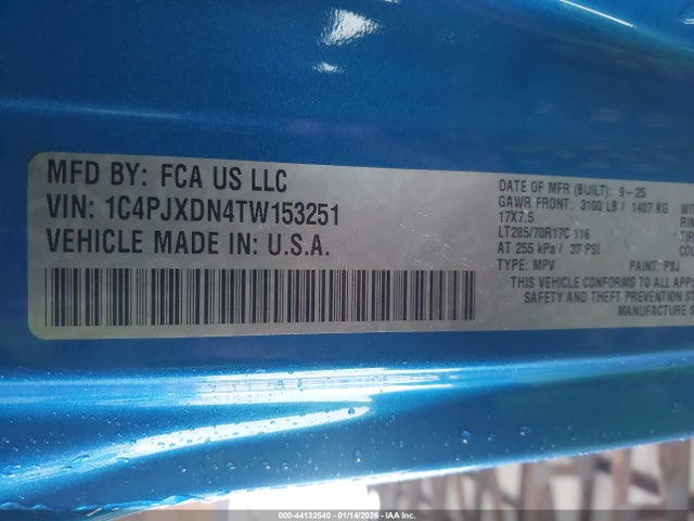 Jeep Wrangler 2026 1C4PJXDN4TW153251 Image 9