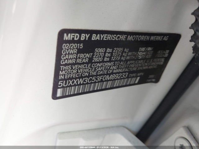 2015 BMW X4 5UXXW3C53F0M89233 Photo 8