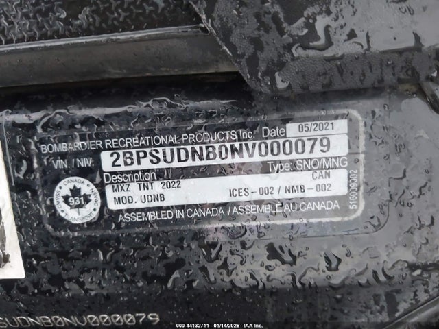 Skid Mxztnt 2022 2BPSUDNB0NV000079 Image 9