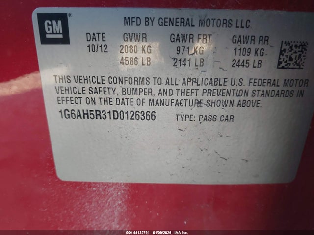 2013 CADILLAC ATS 1G6AH5R31D0126366 Photo 8