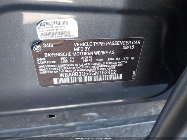 2016 BMW 340I WBA8B3G55GNT62402 Photo 8
