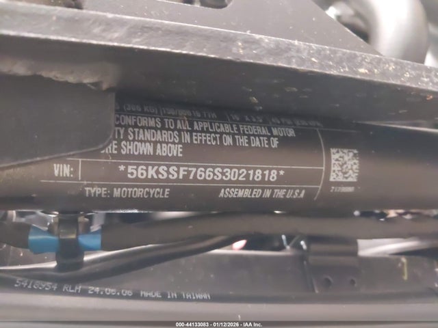 2025 INDIAN MOTORCYCLE CO. SPORT SCOUT 56KSSF766S3021818 Photo 9