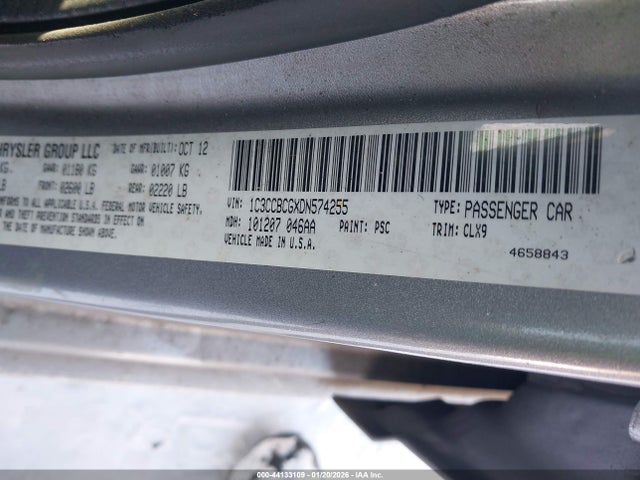 Продаж на аукціоні авто 2013 Chrysler 200 Limited, vin: 1C3CCBCGXDN574255, номер лоту: 44133109