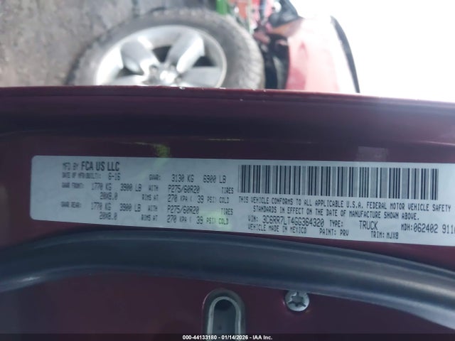 3C6RR7LT4GG364320 RAM 1500 Big Horn