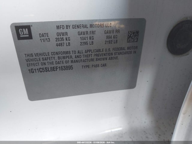 1G11C5SL8EF163895 Chevrolet MALIBU 1LT