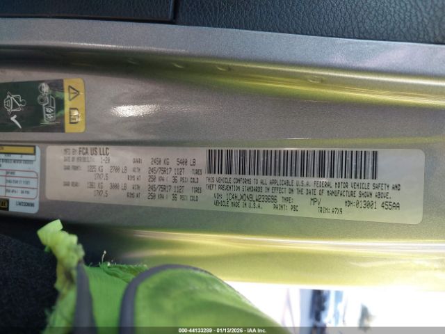 2020 JEEP WRANGLER UNLIMITED 1C4HJXDN9LW233696 Photo 8