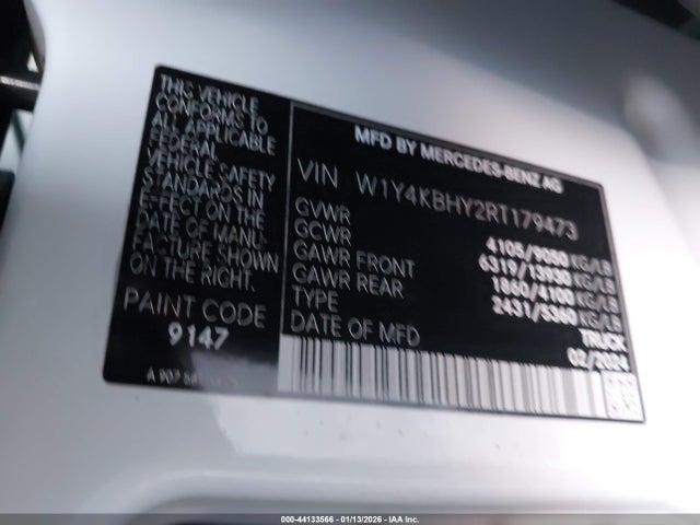 2024 MERCEDES-BENZ SPRINTER 2500 W1Y4KBHY2RT179473 Photo 8