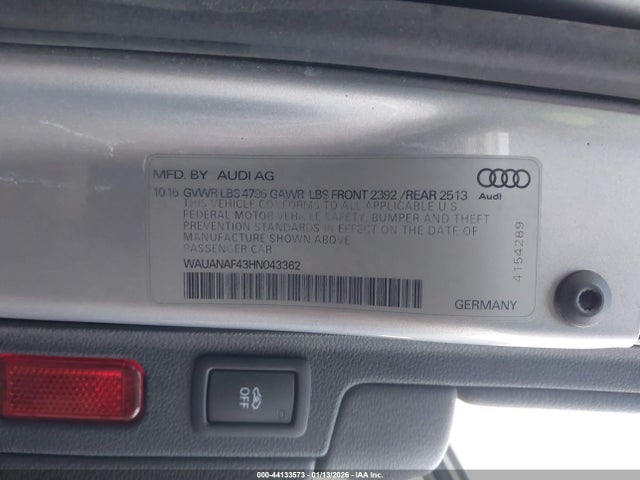 2017 AUDI A4 WAUANAF43HN043362 Photo 8