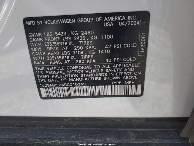 Volkswagen Id.4 Standard 2024 1V2BMPE84RC010349 Image 9