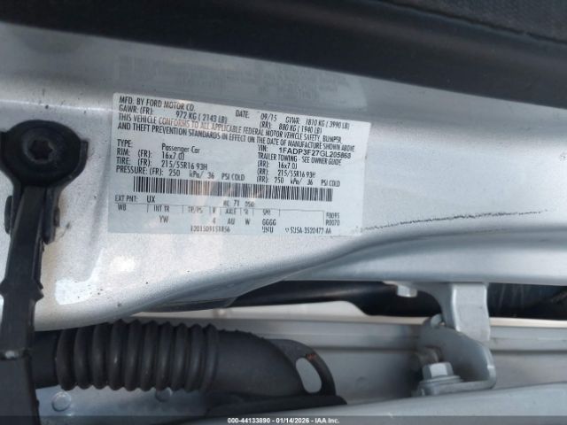 2016 FORD FOCUS 1FADP3F27GL205868 Photo 8