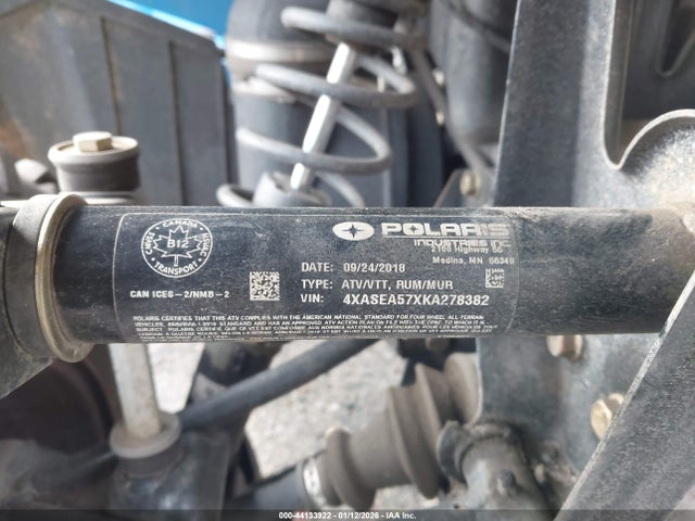 2019 POLARIS SPORTSMAN 4XASEA57XKA278382 Photo 9