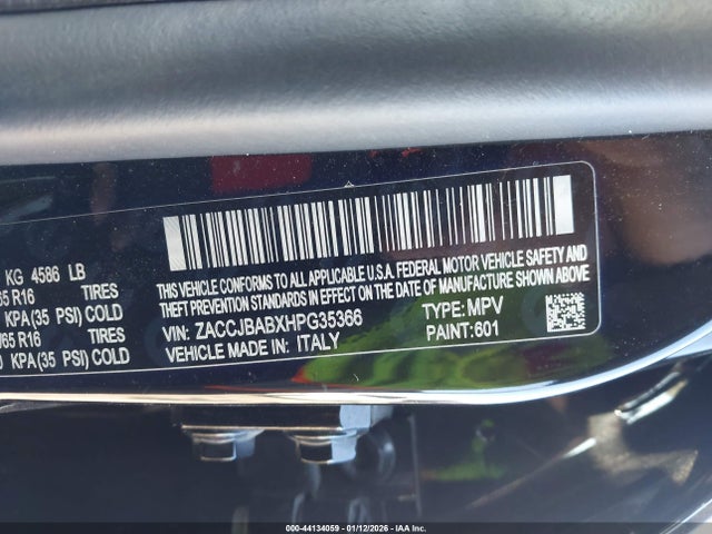 ZACCJBABXHPG35366 Jeep Renegade Sport 4x4