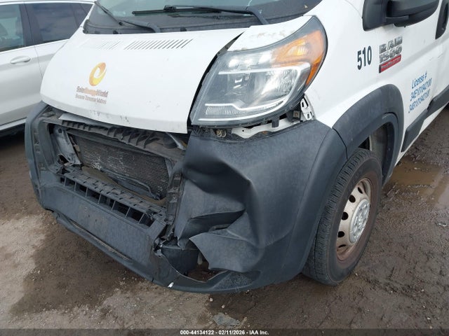 44134122 :رقم المزاد ، 3C6TRVAG6KE561123 vin ، 2019 Ram Promaster 1500 Low Roof 136 Wb مزاد بيع
