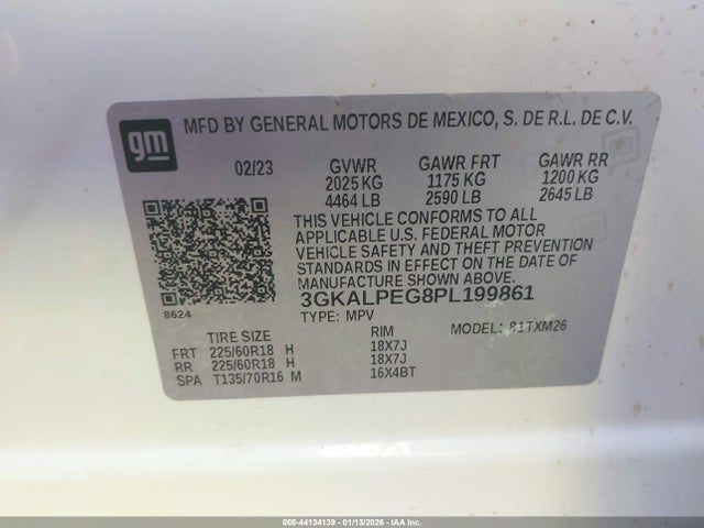 3GKALPEG8PL199861 GMC Terrain Fwd Slt