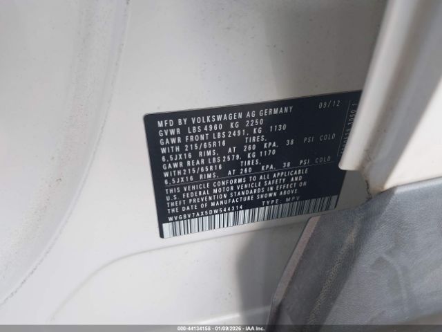 2013 VOLKSWAGEN TIGUAN WVGBV7AX5DW544314 Photo 8