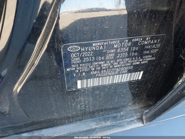 KMHL44J22PA280058 Hyundai Sonata Sel Plus