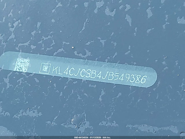 44134334 :رقم المزاد ، KL4CJCSB4JB549386 vin ، 2018 Buick Encore Essence مزاد بيع