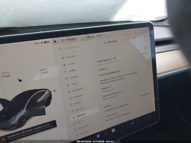 Продаж на аукціоні авто 2021 Tesla Model 3 Standard Range Plus Rear-wheel Drive, vin: 5YJ3E1EA5MF961237, номер лоту: 44134344
