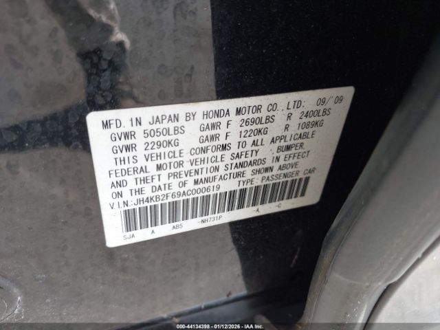 2010 ACURA RL JH4KB2F69AC000619 Photo 8