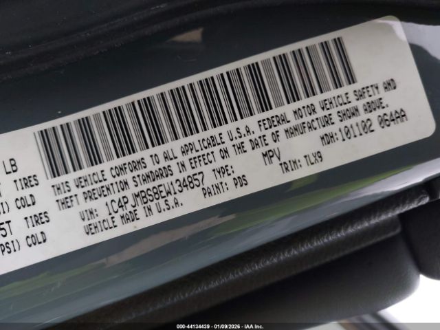 2014 JEEP CHEROKEE 1C4PJMBS8EW134857 Photo 8