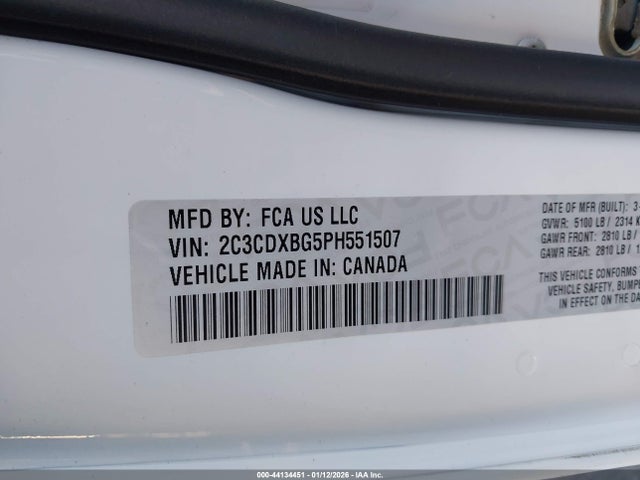Dodge Charger Sxt 2023 2C3CDXBG5PH551507 Image 9