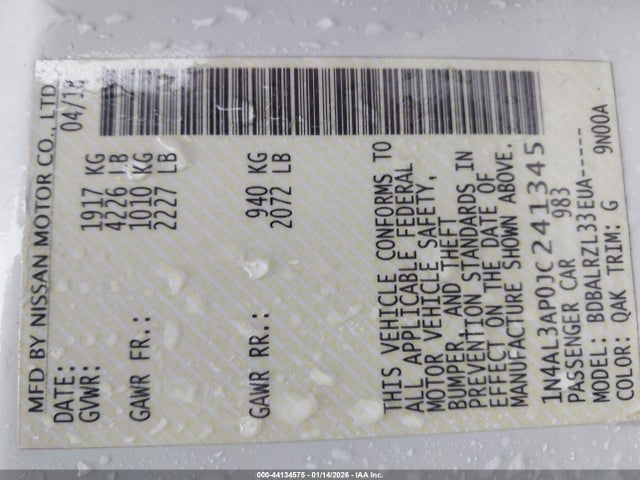 2018 NISSAN ALTIMA 1N4AL3AP0JC241345 Photo 8