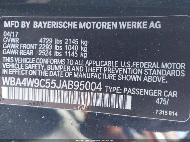 2018 BMW 440I WBA4W9C55JAB95004 Photo 8