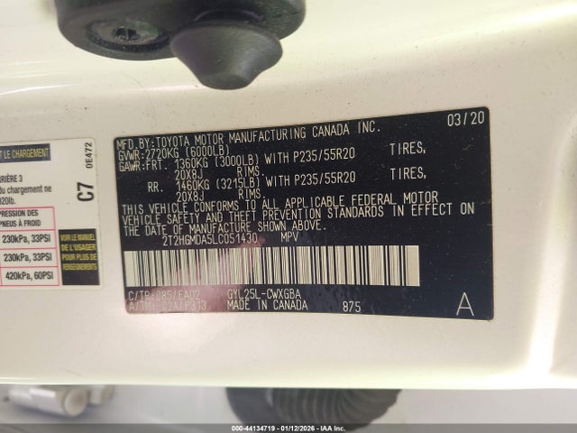 2020 LEXUS RX 450H 2T2HGMDA5LC051430 Photo 8