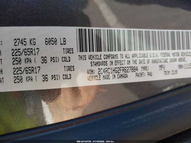 2015 CHRYSLER TOWN & COUNTRY 2C4RC1HG2FR627884 Photo 8