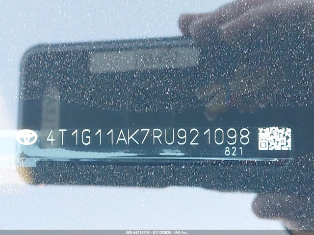 4T1G11AK7RU921098 Toyota CAMRY SE