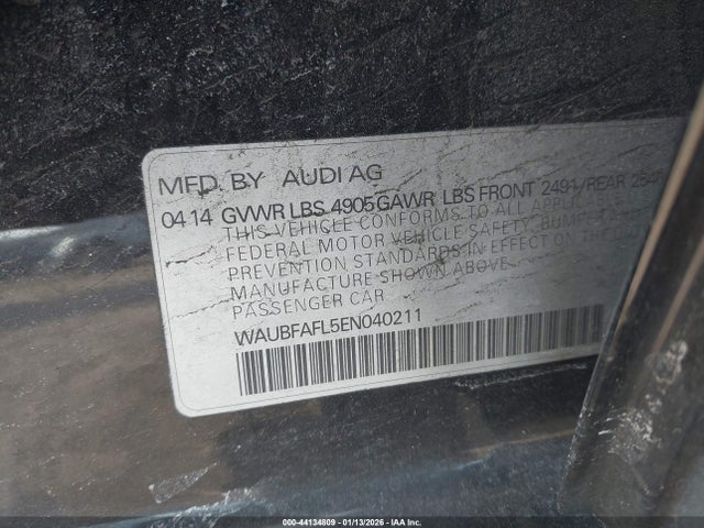 2014 AUDI A4 WAUBFAFL5EN040211 Photo 8