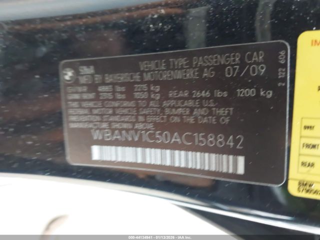2010 BMW 528I WBANV1C50AC158842 Photo 8