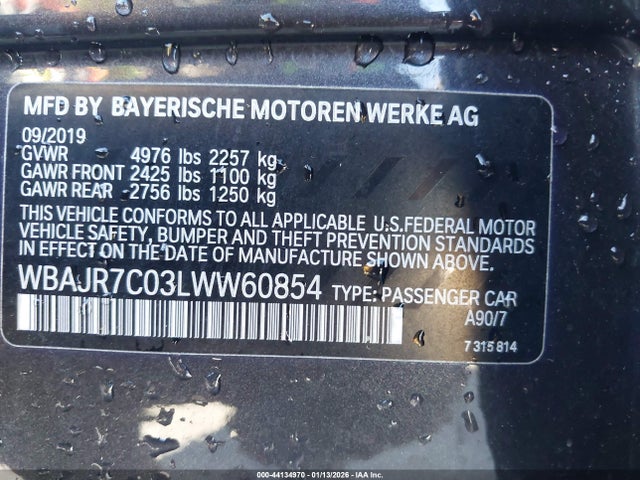 WBAJR7C03LWW60854 BMW 530i Xdrive