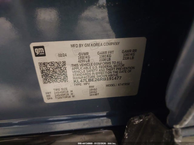 2024 BUICK ENVISTA KL47LBE26RB191477 Photo 8