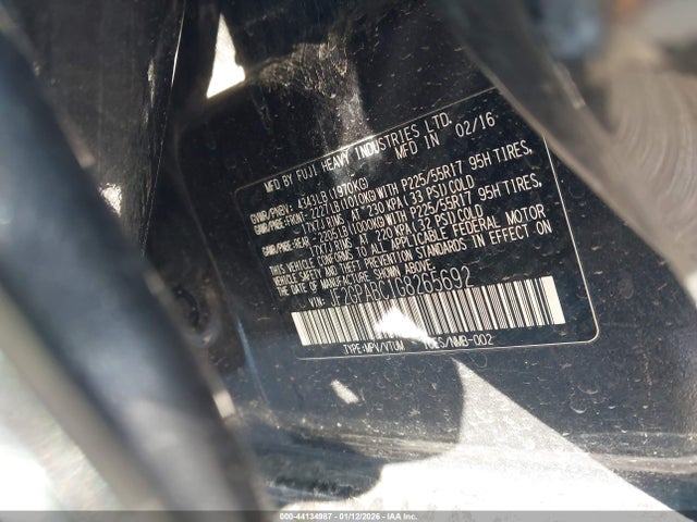 Subaru Crosstrek 2.0i Premium 2016 JF2GPABC1G8265692 Image 9