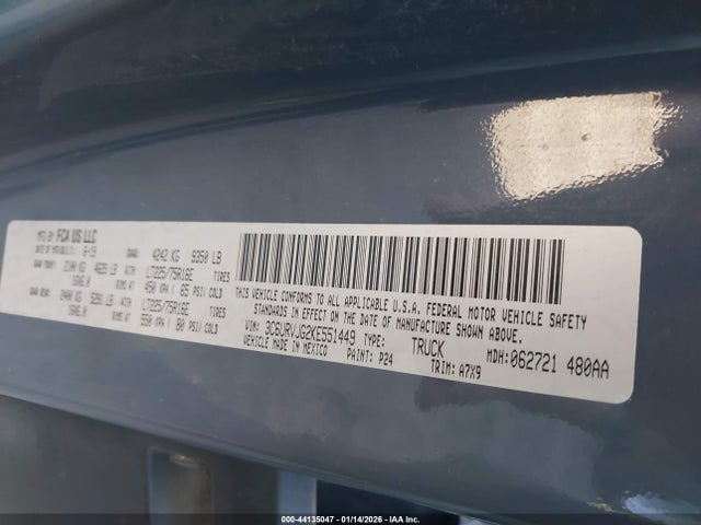 2019 RAM PROMASTER 3500 3C6URVJG2KE551449 Photo 8