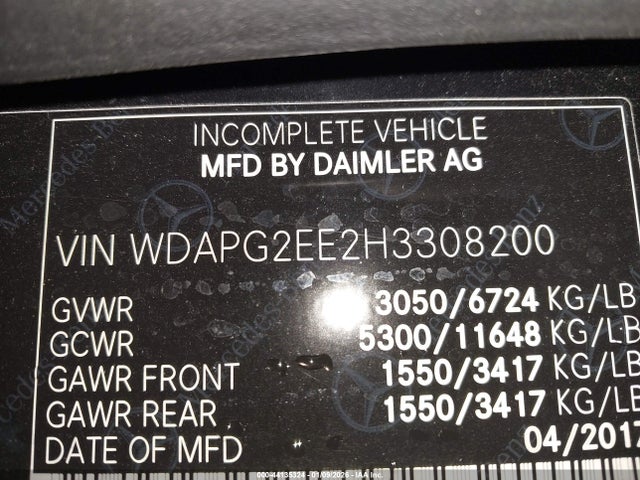 2017 MERCEDES-BENZ METRIS WDAPG2EE2H3308200 Photo 8